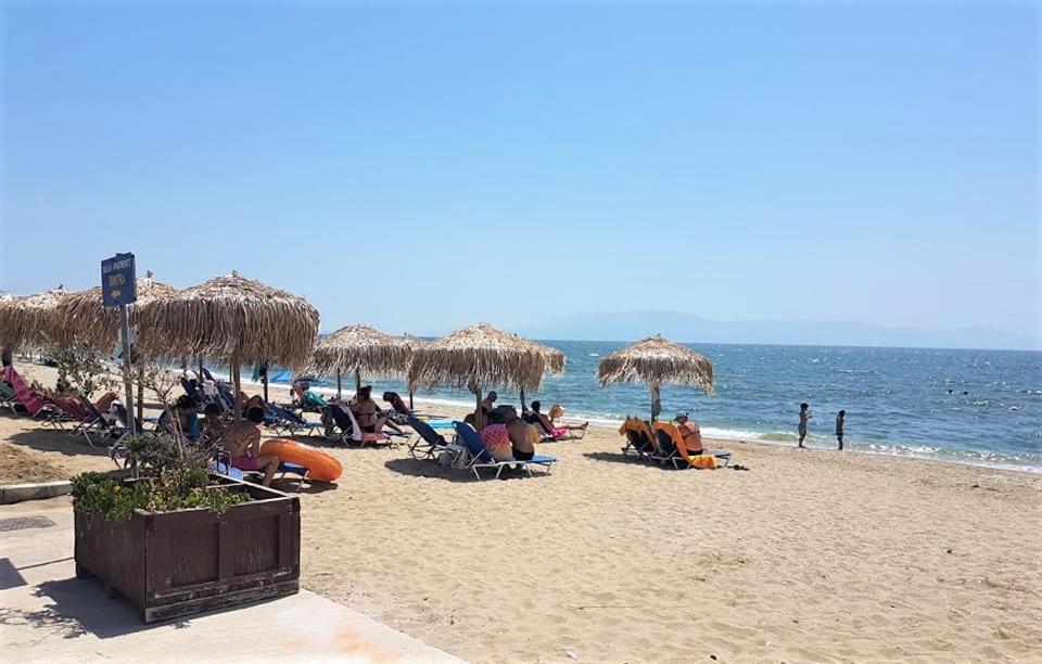 Sia Beach House Nea Karvali Dış mekan fotoğraf
